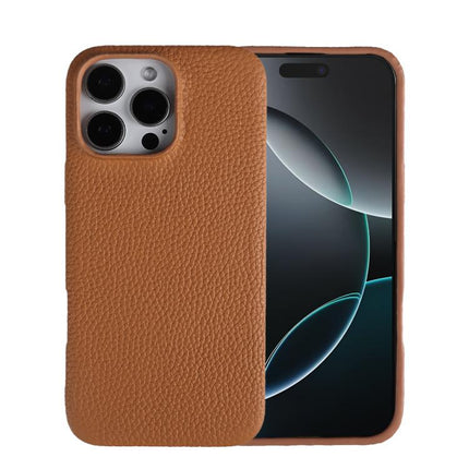 Litchi Texture Genuine Leather MagSafe Back Phone Case, For iPhone 13 Pro Max, For iPhone 13 Pro