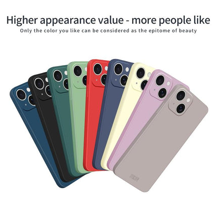 MOFI Caring Soft Shell Liquid Silicone Skin Feel Phone Case, For iPhone 15, For iPhone 14 Plus