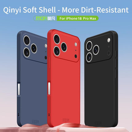 MOFI Caring Soft Shell Liquid Silicone Skin Feel Phone Case, For iPhone 18 Pro Max, For iPhone 17 Pro Max
