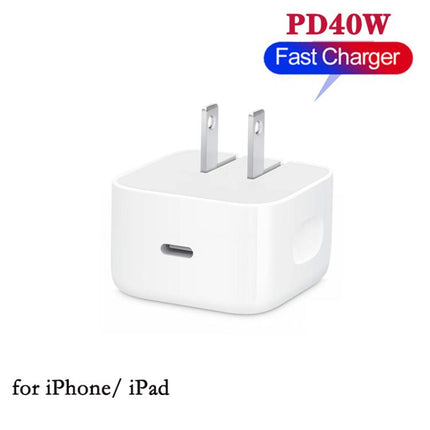 A3365 PD40W USB-C / Type-C Interface Foldable Plug Charger, US Plug, US Plug