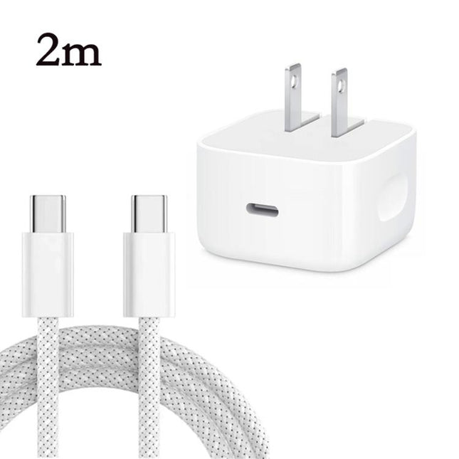 A3365 PD40W USB-C / Type-C Interface Foldable Charger with Type-C to Type-C Data Cable, US Plug