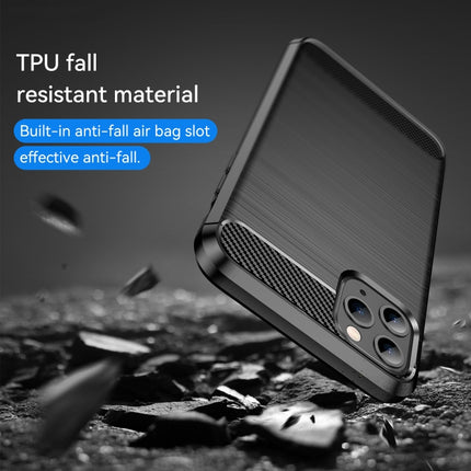 Brushed Texture Carbon Fiber TPU Case for iPhone XI 2019, For iPhone 11 Pro