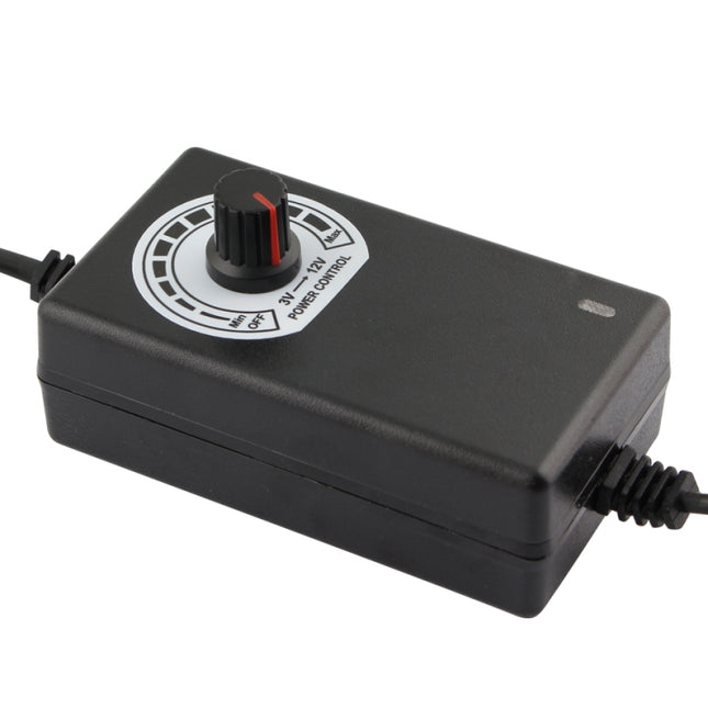 12V Adjustable Power Supply Adapter AC DC 3V - 12V 2A 24W Universal Charger Voltage Regulator Driver, US Plug, EU Plug