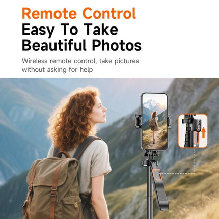 L16TT Auto Pop Up Tripod Anti Shake Floor Stand Aluminum Alloy Pole Extendable Selfie Stick, L16TT