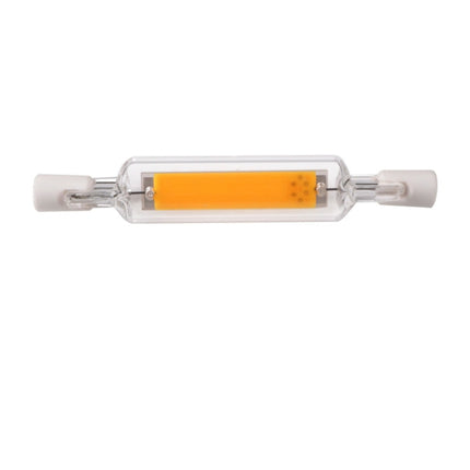 R7S 5W COB LED Lamp Bulb Glass Tube for Replace Halogen Light Spot Light,Lamp Length: 78mm, 220v, 110v