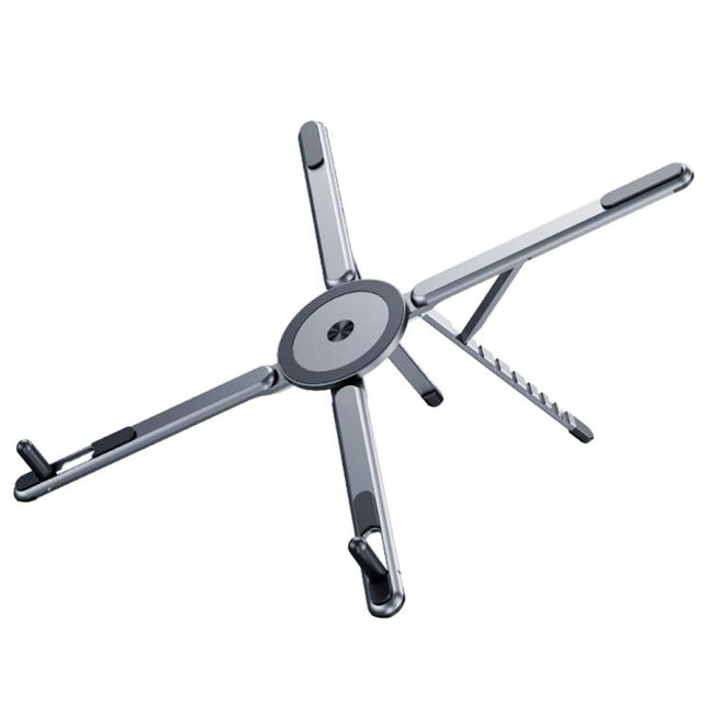 E05 Multi-Function Magnetic Aluminum Alloy Phone Holder Portable Desktop Stand for Tablet PC, E05