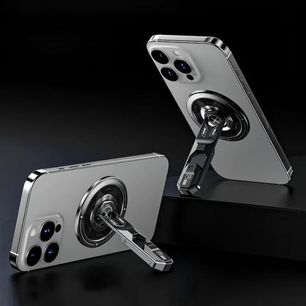 T9 Double Sided Adhesive Ring Grip 360 Degree Rotation Folding Magnetic Phone Holder