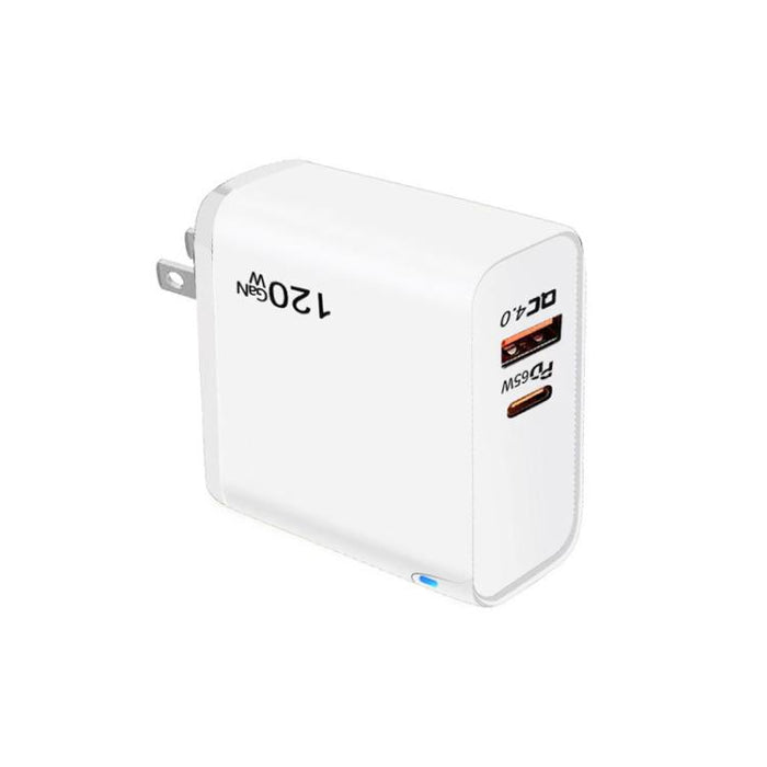 TE-PD65 GaN PD 65W + QC4.0 USB Fully Compatible Protocol Charger for MacBook ，US Plug