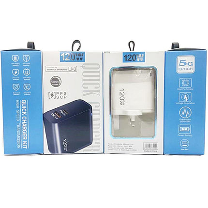 TE-PD65 GaN PD 65W + QC4.0 USB Charger with Type-C to Type-C Data Cable,  US Plug