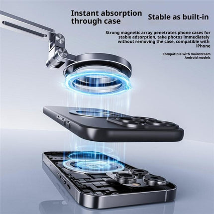 G03J First Person Shooting Perspective Neckband Stand Magnetic Phone Holder, G03J