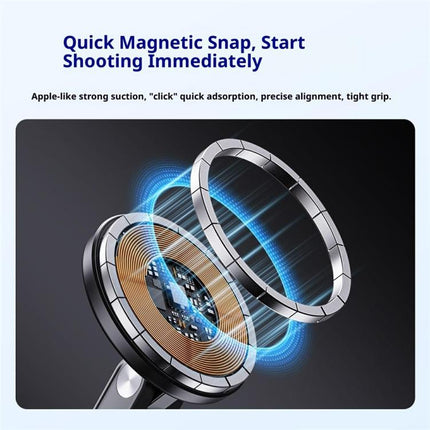 G02S Rotation Adjustable Silicone Neckband Magnetic Phone Holder for First-Person Perspective Video Shooting, G02S