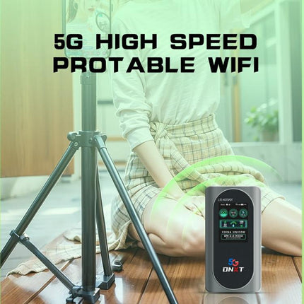 M2D-E 2.4G / 5.8G Dual Band 600Mbps WiFi 6 Portable 5G Router Eurasia Version