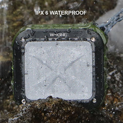 W-KING S7 Mini Wireless Waterproof Loudspeaker With TF/FM/AUX/NFC Bluetooth Bike Speaker, black, Orange, blue, Army Green