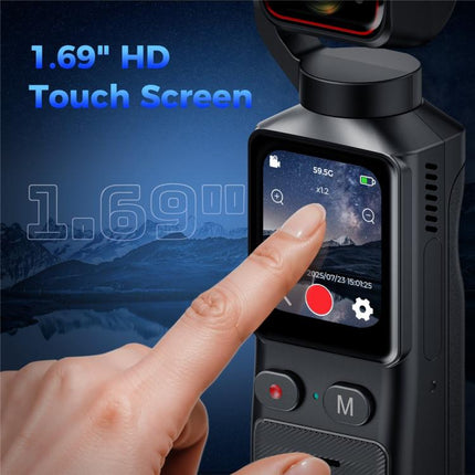 L19 1.69 inch Touch Screen and Wi-Fi Connectivity 4K Action Camera Anti-Shake VLOG Pocket Camera, L19