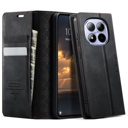 CaseMe 033 Calf Leather Lining Microfibre RFID Blocking Phone Case, For Xiaomi 17T 5G, For Xiaomi 17 Ultra, For Redmi Note 15 Pro 4G Global 163.2mm, For Redmi Note 15 Pro 5G Global 163.6mm