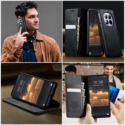 CaseMe 033 Calf Leather Lining Microfibre RFID Blocking Phone Case, For Redmi Note 15 Pro 5G Global 163.6mm, For Xiaomi 17