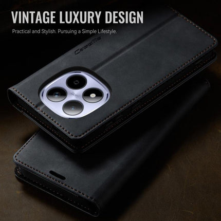 CaseMe 033 Calf Leather Lining Microfibre RFID Blocking Phone Case, For Redmi Note 15 Pro 5G Global 163.6mm, For Xiaomi 17