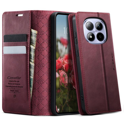 CaseMe 033 Calf Leather Lining Microfibre RFID Blocking Phone Case, For Xiaomi 17T 5G, For Xiaomi 17 Ultra, For Redmi Note 15 Pro 4G Global 163.2mm, For Redmi Note 15 Pro 5G Global 163.6mm