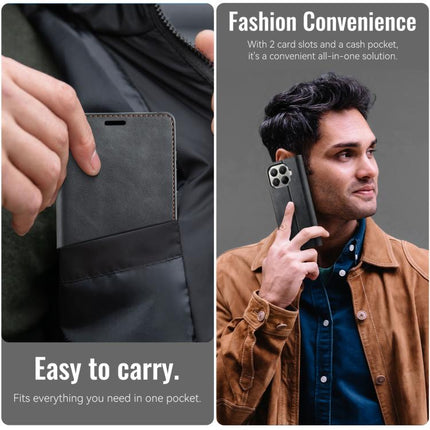 CaseMe 033 Calf Leather Lining Microfibre RFID Blocking Phone Case, For Xiaomi 17T 5G, For Xiaomi 17 Ultra, For Redmi Note 15 Pro 4G Global 163.2mm, For Redmi Note 15 Pro 5G Global 163.6mm