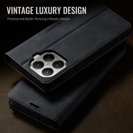 CaseMe 033 Calf Leather Lining Microfibre RFID Blocking Phone Case, For Xiaomi 17T 5G, For Xiaomi 17 Ultra, For Redmi Note 15 Pro 4G Global 163.2mm, For Redmi Note 15 Pro 5G Global 163.6mm