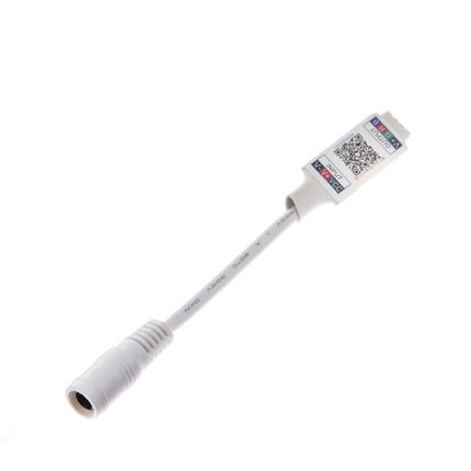 Mini RGB Bluetooth Controller Light Strip Controller For RGB LED Strip DC5V 12V 24V, Black, White