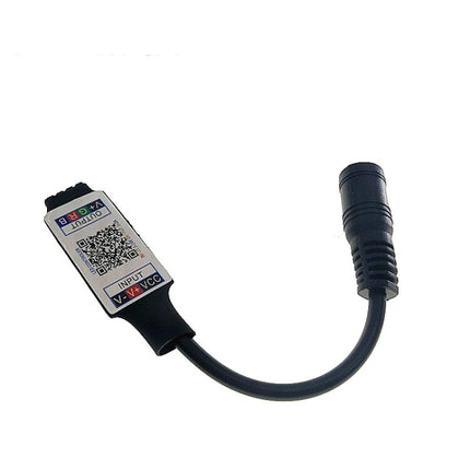 Mini RGB Bluetooth Controller Light Strip Controller For RGB LED Strip DC5V 12V 24V, Black, White