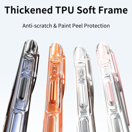 Vacuum-Sealed Transparent Airbag Magnetic Acrylic Phone Case, For iPhone 16 Pro Max, For iPhone 16 Pro, For iPhone 16, For iPhone 15 Pro Max, For iPhone 15 Pro, For iPhone 15