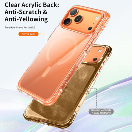 Vacuum-Sealed Transparent Airbag Magnetic Acrylic Phone Case, For iPhone 16 Pro Max, For iPhone 16 Pro, For iPhone 16, For iPhone 15 Pro Max, For iPhone 15 Pro, For iPhone 15