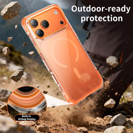 Vacuum-Sealed Transparent Airbag Magnetic Acrylic Phone Case, For iPhone 16 Pro Max, For iPhone 16 Pro, For iPhone 16, For iPhone 15 Pro Max, For iPhone 15 Pro, For iPhone 15