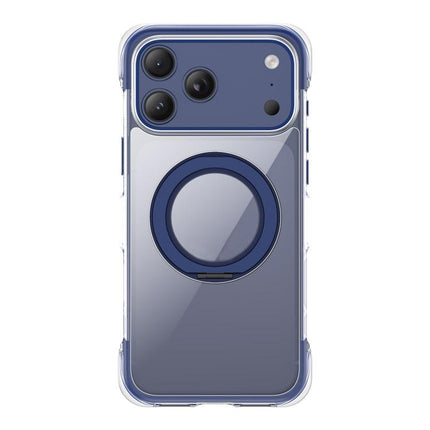 Vacuum-Sealed Transparent Airbag Magnetic Rotation Holder Acrylic Phone Case, For iPhone 17 Pro Max, For iPhone 17 Pro, For iPhone 17