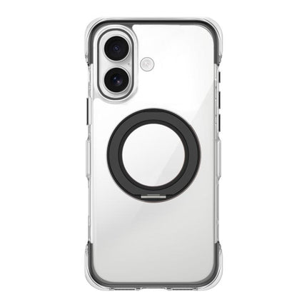 Vacuum-Sealed Transparent Airbag Magnetic Rotation Holder Acrylic Phone Case, For iPhone 17 Pro Max, For iPhone 17 Pro, For iPhone 17