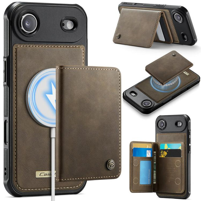 CaseMe Me80 Series Detachable Wallet Magnetic RFID Vegan Leather Phone Case, For iPhone Air, For iPhone 16 Pro Max, For iPhone 16 Pro, For iPhone 16 Plus