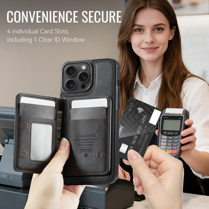CaseMe Me80 Series Detachable Wallet Magnetic RFID Vegan Leather Phone Case, For iPhone 12 Pro Max, For iPhone 11 Pro Max, For iPhone 11, For iPhone 11 Pro