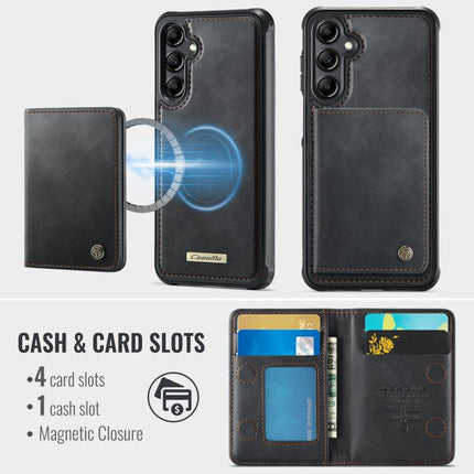 CaseMe Me80 Series Detachable Wallet Magnetic RFID Vegan Leather Phone Case, For Samsung Galaxy A14 / M44 5G, For Samsung Galaxy A55 5G / A35 5G, For Samsung Galaxy S24 Ultra 5G, For Samsung Galaxy A15