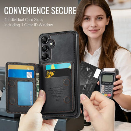 CaseMe Me80 Series Detachable Wallet Magnetic RFID Vegan Leather Phone Case, For Samsung Galaxy A14 / M44 5G, For Samsung Galaxy A55 5G / A35 5G, For Samsung Galaxy S24 Ultra 5G, For Samsung Galaxy A15