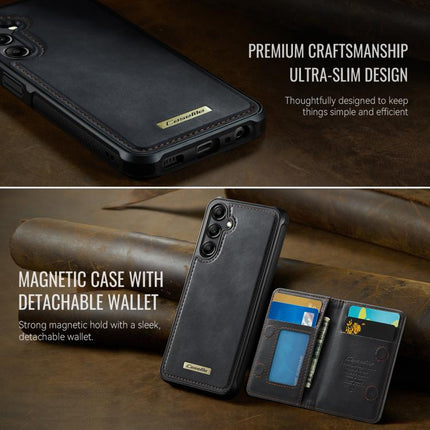 CaseMe Me80 Series Detachable Wallet Magnetic RFID Vegan Leather Phone Case, For Samsung Galaxy A14 / M44 5G, For Samsung Galaxy A55 5G / A35 5G, For Samsung Galaxy S24 Ultra 5G, For Samsung Galaxy A15