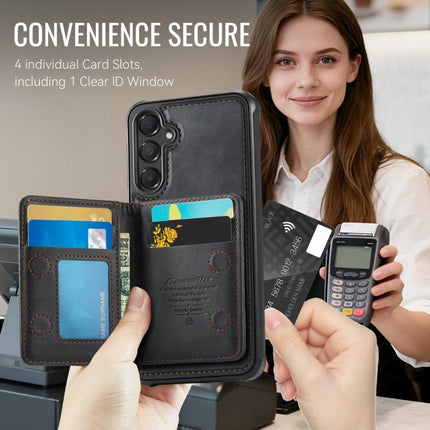 CaseMe Me80 Series Detachable Wallet Magnetic RFID Vegan Leather Phone Case, For Samsung Galaxy A17, For Samsung Galaxy S25 Edge 5G, For Samsung Galaxy A56 5G, For Samsung Galaxy A16