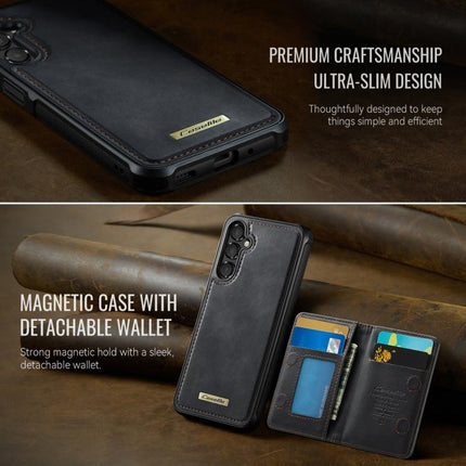 CaseMe Me80 Series Detachable Wallet Magnetic RFID Vegan Leather Phone Case, For Samsung Galaxy A17, For Samsung Galaxy S25 Edge 5G, For Samsung Galaxy A56 5G, For Samsung Galaxy A16