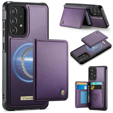 CaseMe Me80 Series Detachable Wallet Magnetic RFID Vegan Leather Phone Case, For Samsung Galaxy S22+ 5G, For Samsung Galaxy S22 5G, For Samsung Galaxy A52 / A52s 5G, For Samsung Galaxy S21 FE 5G