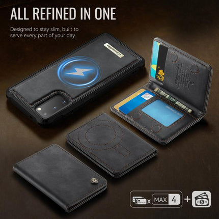 CaseMe Me80 Series Detachable Wallet Magnetic RFID Vegan Leather Phone Case, For Samsung Galaxy S20 5G, For Samsung Galaxy S20+ 5G