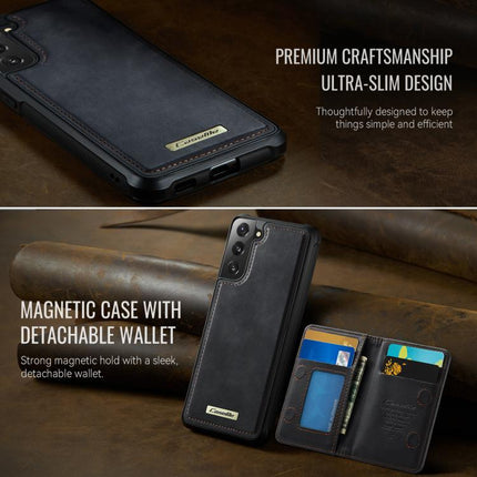 CaseMe Me80 Series Detachable Wallet Magnetic RFID Vegan Leather Phone Case, For Samsung Galaxy S21 5G, For Samsung Galaxy S21+ 5G, For Samsung Galaxy S21 Ultra 5G, For Samsung Galaxy S20 Ultra 5G