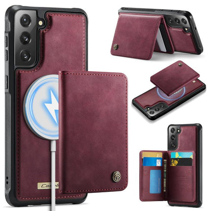 CaseMe Me80 Series Detachable Wallet Magnetic RFID Vegan Leather Phone Case, For Samsung Galaxy S22+ 5G, For Samsung Galaxy S22 5G, For Samsung Galaxy A52 / A52s 5G, For Samsung Galaxy S21 FE 5G