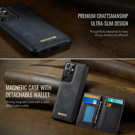 CaseMe Me80 Series Detachable Wallet Magnetic RFID Vegan Leather Phone Case, For Samsung Galaxy S21 Ultra 5G, For Samsung Galaxy S20 Ultra 5G, For Samsung Galaxy S20 5G, For Samsung Galaxy S20+ 5G