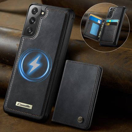 CaseMe Me80 Series Detachable Wallet Magnetic RFID Vegan Leather Phone Case, For Samsung Galaxy S22+ 5G, For Samsung Galaxy S22 5G, For Samsung Galaxy A52 / A52s 5G, For Samsung Galaxy S21 FE 5G