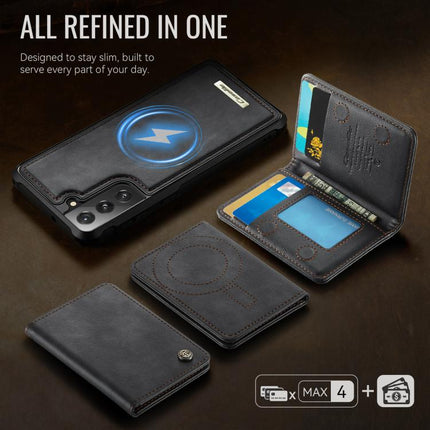 CaseMe Me80 Series Detachable Wallet Magnetic RFID Vegan Leather Phone Case, For Samsung Galaxy S22+ 5G, For Samsung Galaxy S22 5G, For Samsung Galaxy A52 / A52s 5G, For Samsung Galaxy S21 FE 5G