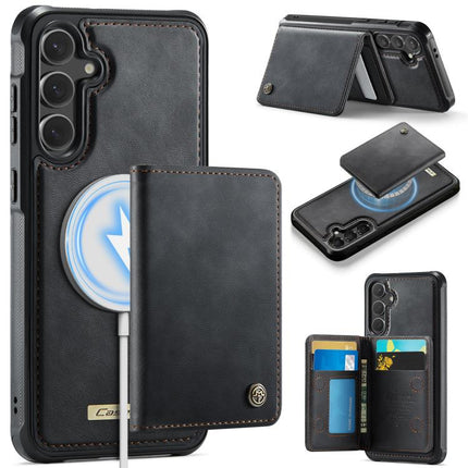 CaseMe Me80 Series Detachable Wallet Magnetic RFID Vegan Leather Phone Case, For Samsung Galaxy S25 / S24 5G, For Samsung Galaxy S25+ / S24+ 5G, For Samsung Galaxy S25 Ultra 5G, For Samsung Galaxy S24 FE 5G
