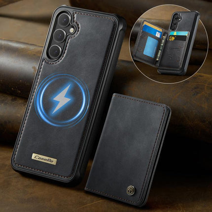 CaseMe Me80 Series Detachable Wallet Magnetic RFID Vegan Leather Phone Case, For Samsung Galaxy S25 / S24 5G, For Samsung Galaxy S25+ / S24+ 5G, For Samsung Galaxy S25 Ultra 5G, For Samsung Galaxy S24 FE 5G