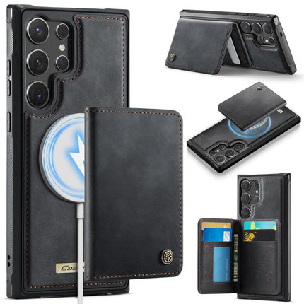 CaseMe Me80 Series Detachable Wallet Magnetic RFID Vegan Leather Phone Case, For Samsung Galaxy A14 / M44 5G, For Samsung Galaxy A55 5G / A35 5G, For Samsung Galaxy S24 Ultra 5G, For Samsung Galaxy A15