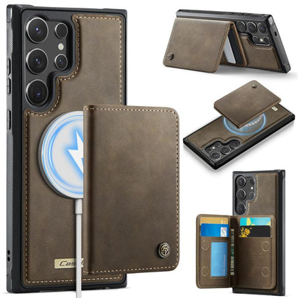 CaseMe Me80 Series Detachable Wallet Magnetic RFID Vegan Leather Phone Case, For Samsung Galaxy A14 / M44 5G, For Samsung Galaxy A55 5G / A35 5G, For Samsung Galaxy S24 Ultra 5G, For Samsung Galaxy A15