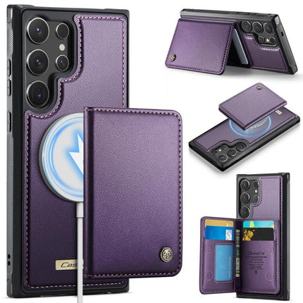 CaseMe Me80 Series Detachable Wallet Magnetic RFID Vegan Leather Phone Case, For Samsung Galaxy A14 / M44 5G, For Samsung Galaxy A55 5G / A35 5G, For Samsung Galaxy S24 Ultra 5G, For Samsung Galaxy A15